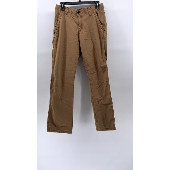 WRANGLER Men's Tan Denim Tech Straight-Leg Outdoor Pants SZ 30X30 - Picture 1 of 10